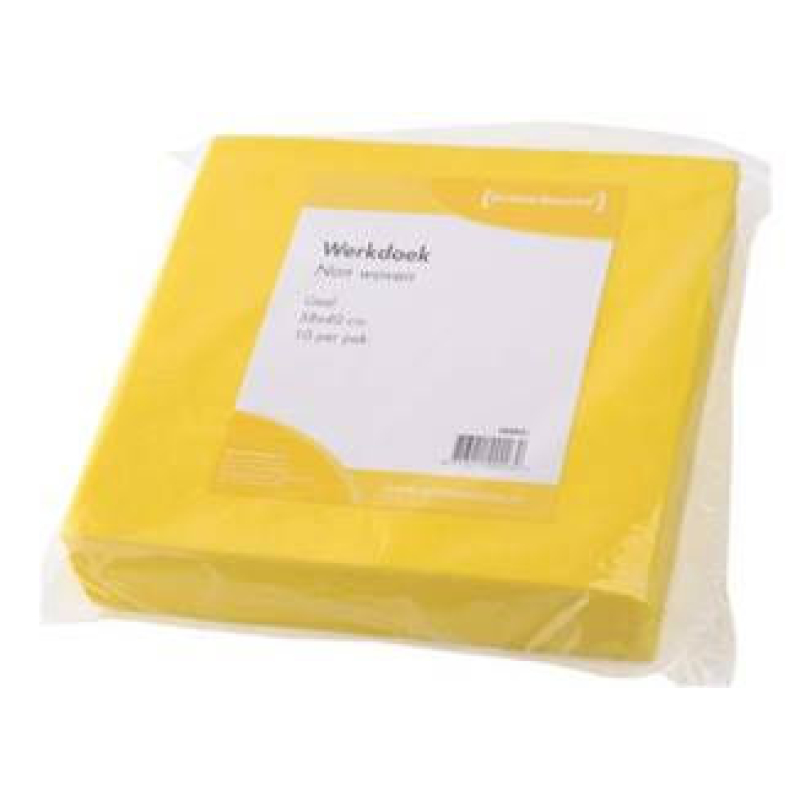H Werkdoek non-woven geel 38 x 40 cm (1403867)